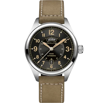 Hamilton H70505833 Khaki field day-date 42 mm
