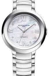 MOA 10162 Baume & Mercier promesse  34 mm, quadrante in madreperla e diamanti