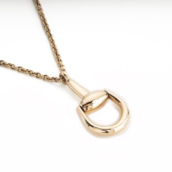 Sautoir Gucci Horsebit YBB271 oro rosa