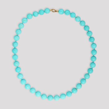 Collana turchese e oro rosa